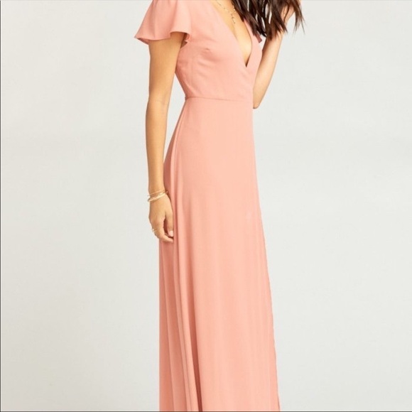 Show me your mumu Noelle Flutter Wrap Dress size L - Picture 7 of 8